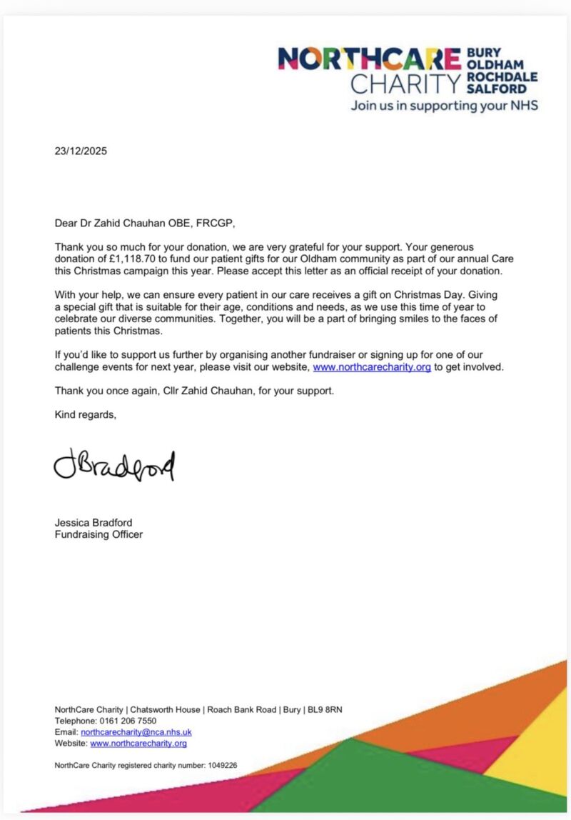 Image for the Tweet beginning: Proud to support NorthCare Charity